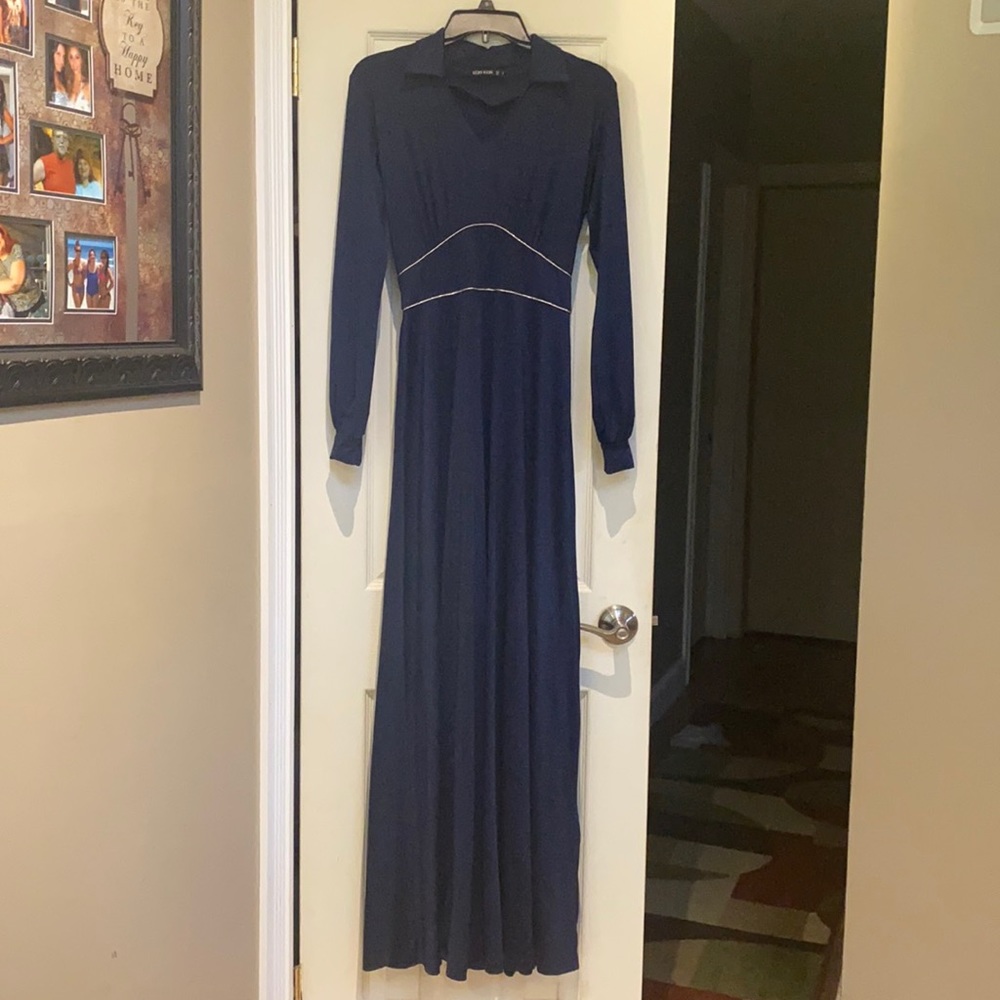 Navy Blue Formal Dress